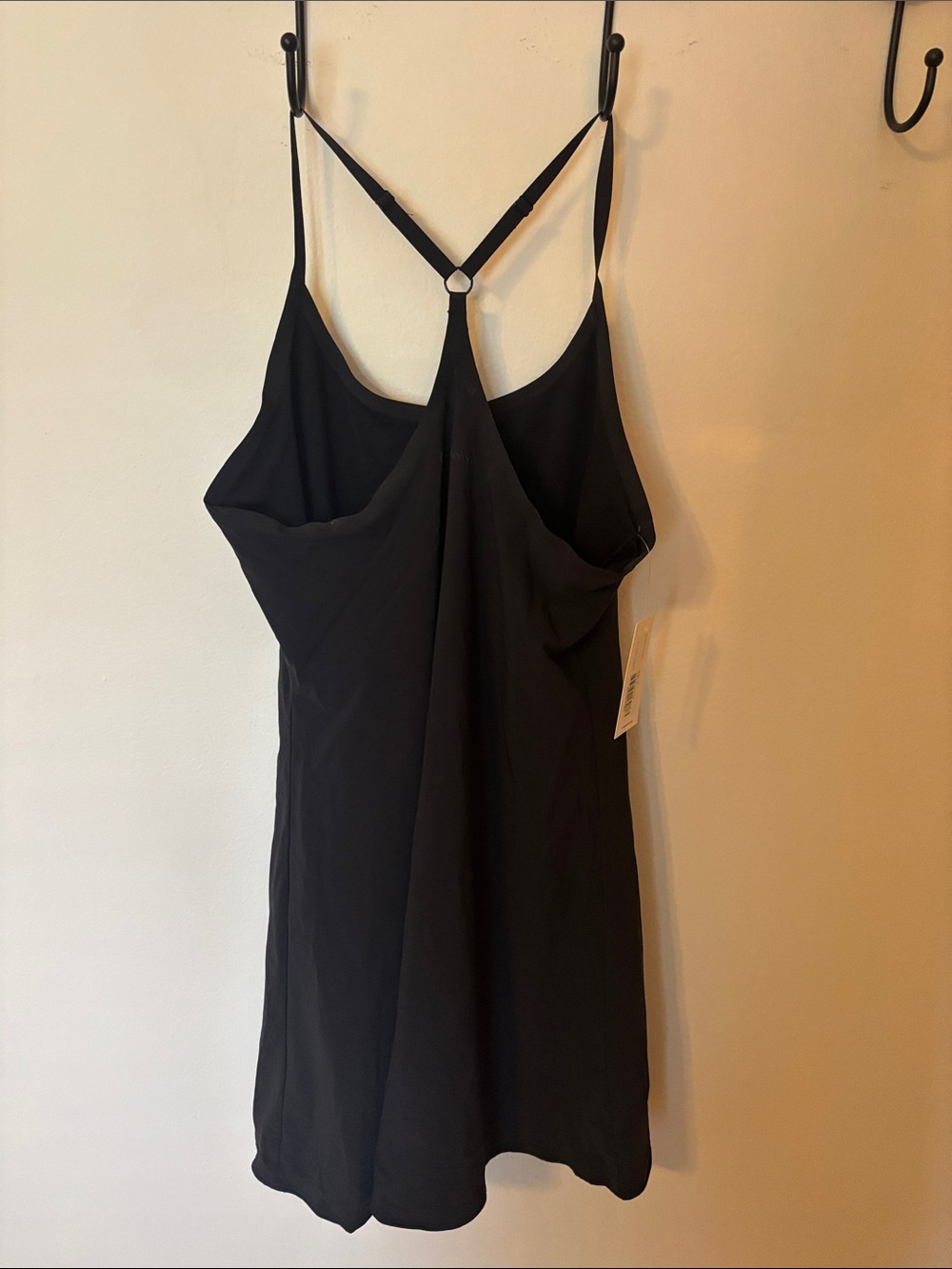 Outdoor Voices Black Slip Dress with Strappy Back - Picture 2 of 6